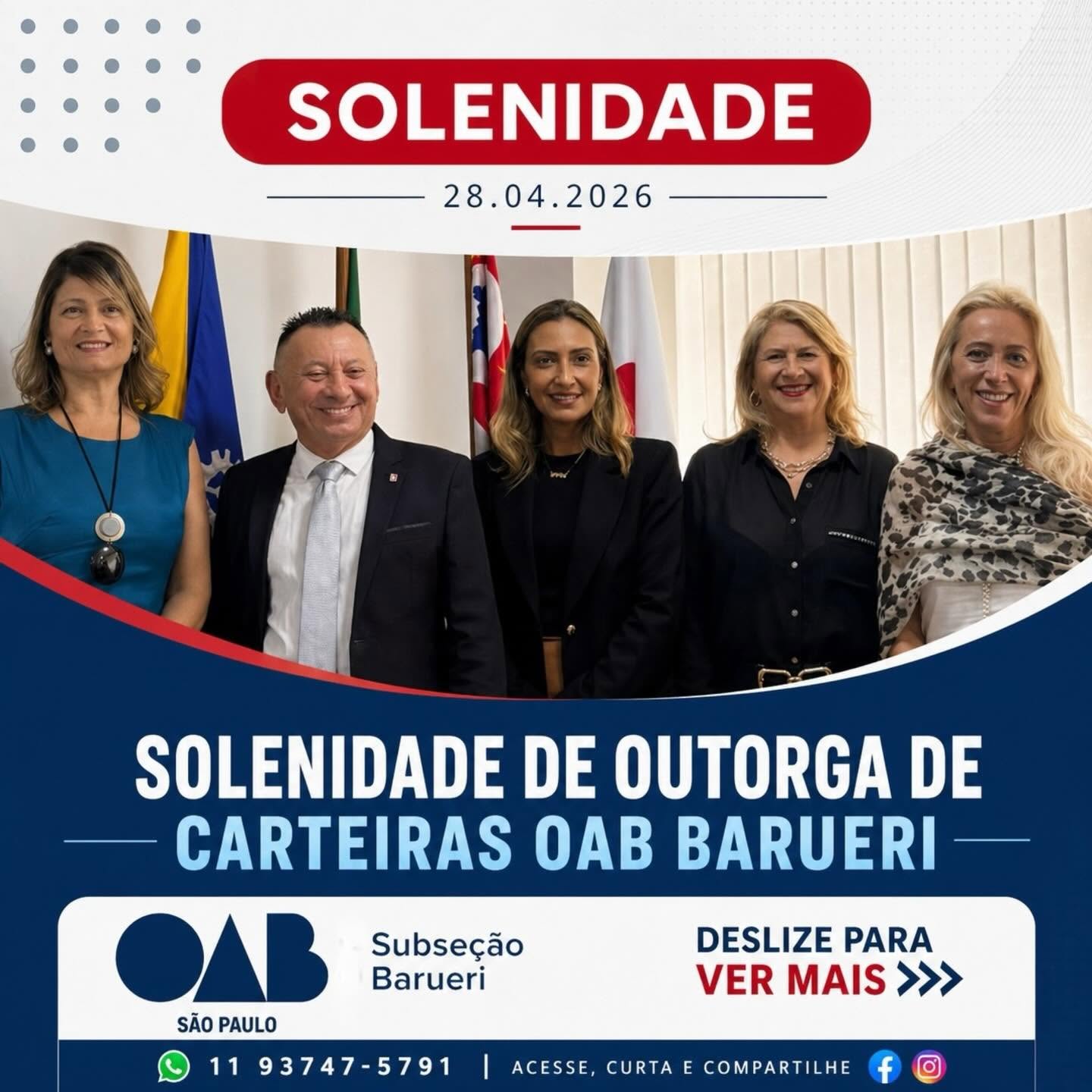 Solenidade de Entrega de Carteiras
